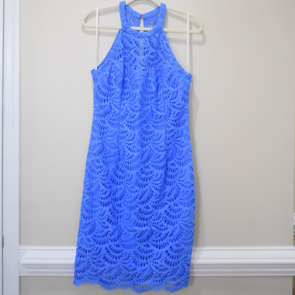 Lilly Pulitzer Kenna Scalloped Fan Lace Dress NWT